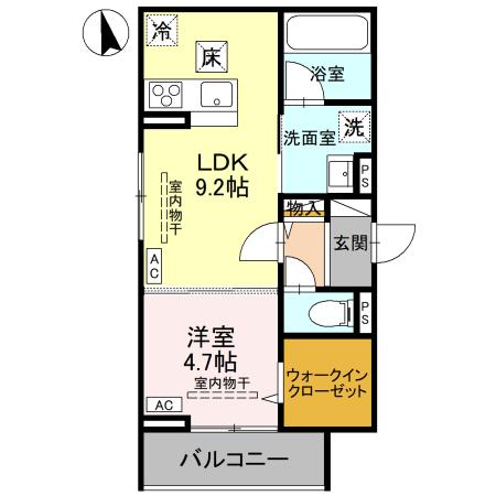 エルミネットの間取り