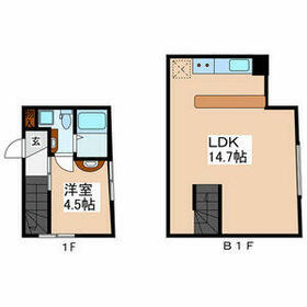 Ａｒｒｏｗｓａｌ西荻南の間取り