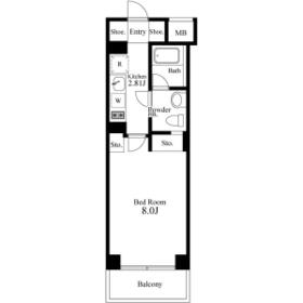 プライマル新宿若松町 の間取り