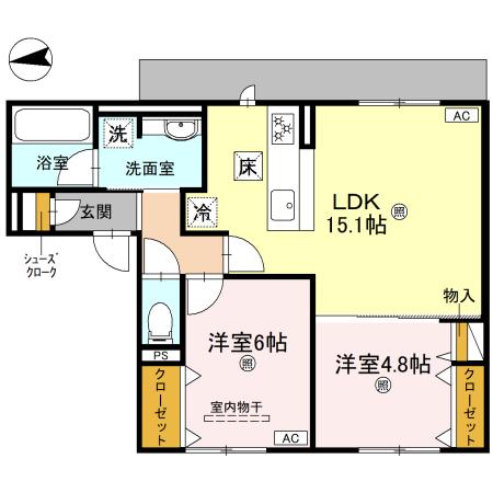 D-residence南茨木2の間取り