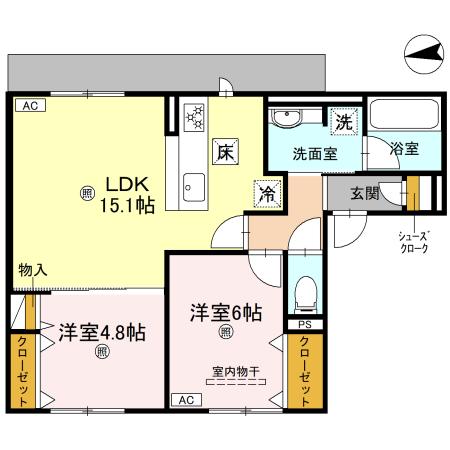 D-residence南茨木2の間取り