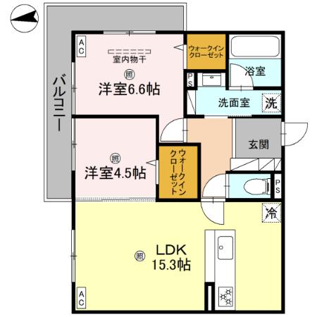 D-residence南茨木2の間取り