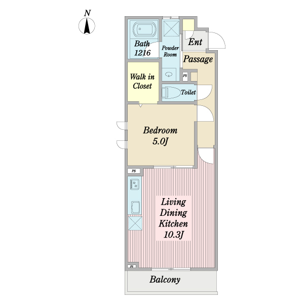 Luminare千代田の間取り