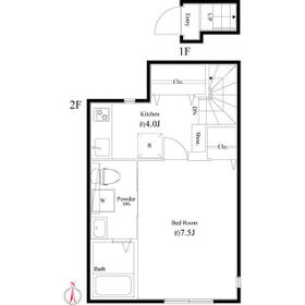 Villa2465(ヴィラ西六郷)の間取り