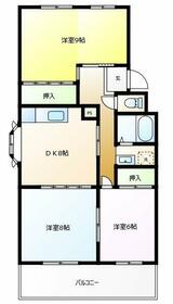 グランドハイツ中郷の間取り