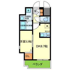 ONLYONEキセラタウンⅡの間取り