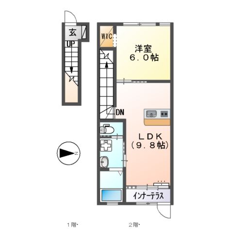 ミントリーフの間取り