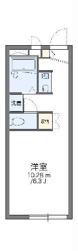 レオパレスサンパティークの間取り