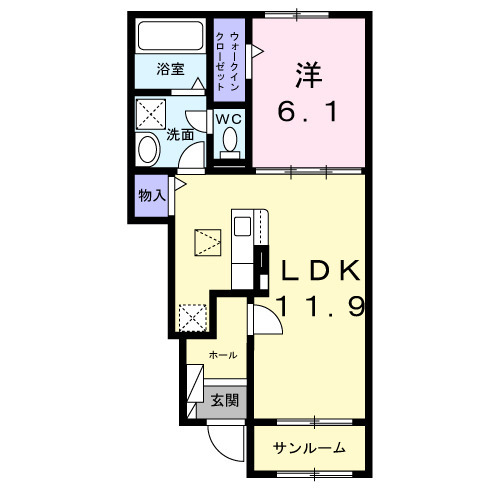 グランテラス Vの間取り