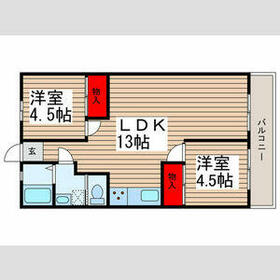 妙典大栄豪ハイツの間取り