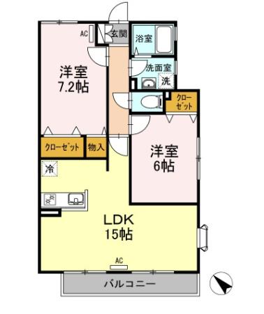 プランドールの間取り