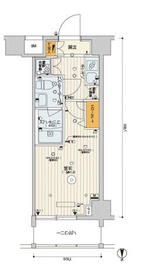 スカイコート品川パークサイドⅡの間取り