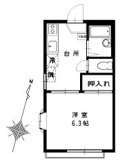 ペガサス上十条の間取り