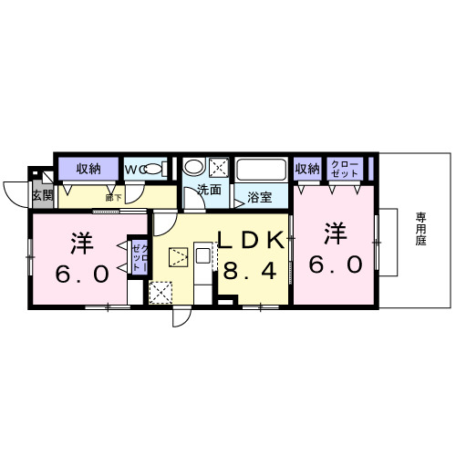 カーサ ソラティオの間取り