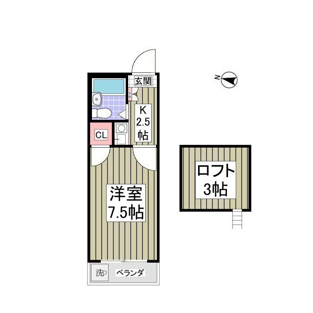 アルトーロ蒲生Ⅱの間取り
