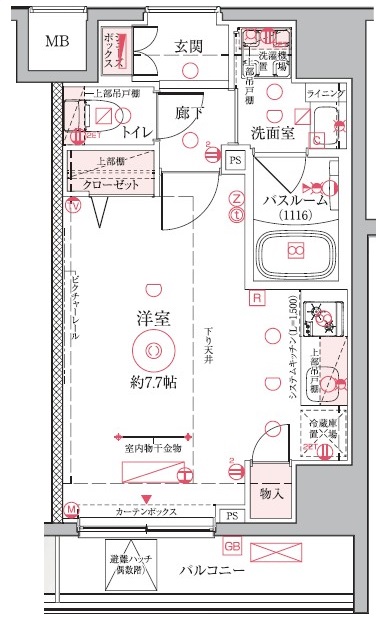 クレヴィスタ押上の間取り