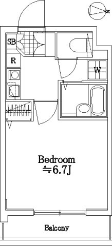 プレール・ドゥーク住吉の間取り