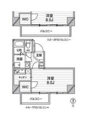 レピュア錦糸町の間取り