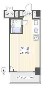 東建ニューハイツ九段の間取り