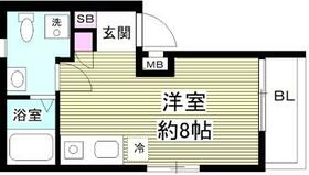レティーナ銀座EASTの間取り