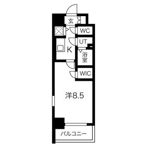 エスプレイス京都ラクナンの間取り