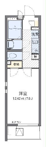 クレイノドエル 大久保Bの間取り