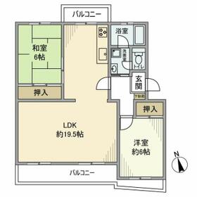 ニチメン第二柏ハイツ１の間取り