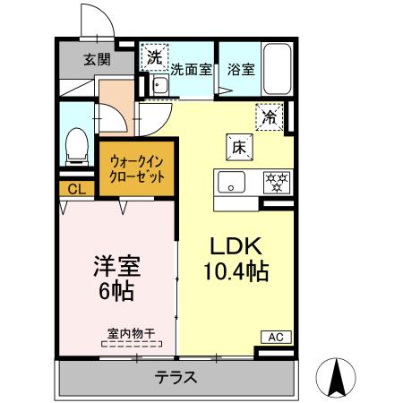 D Paina 矢向の間取り