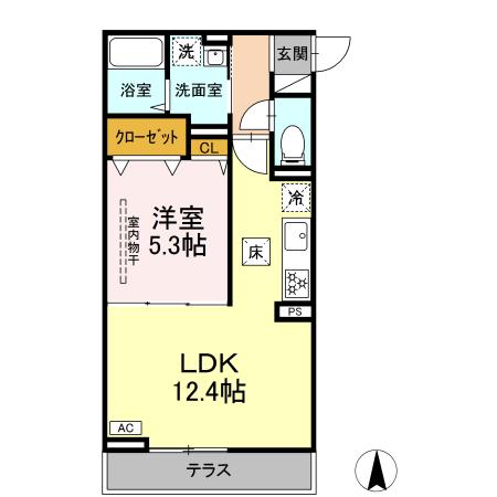 D Paina 矢向の間取り