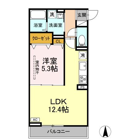 D Paina 矢向の間取り