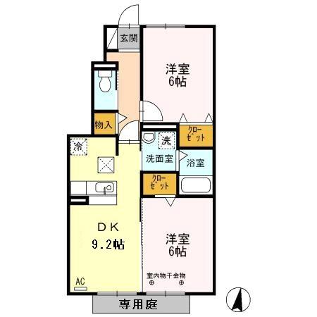 バンブーフィールドの間取り