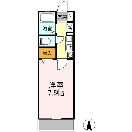 マリンコート姪浜 Ⅰ棟の間取り
