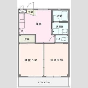 第5大島マンションの間取り