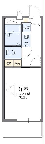 レオパレスMARUKA2の間取り