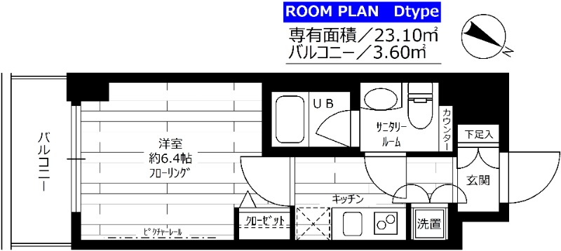 グランドコンシェルジュ板橋本町の間取り