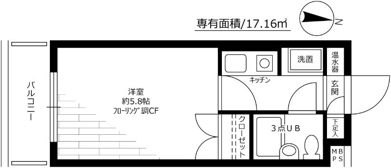 ロアール洗足池の間取り