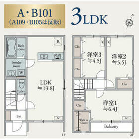 bonheur Bの間取り