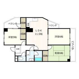 サニーコート浄心の間取り