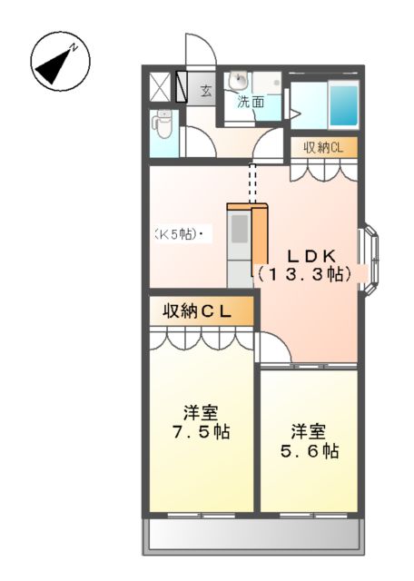 エリートハイツの間取り