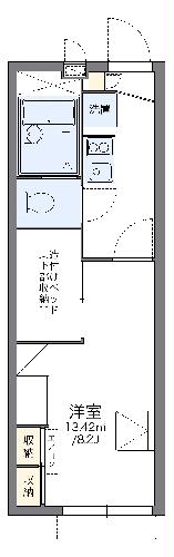 レオパレス小倉の間取り