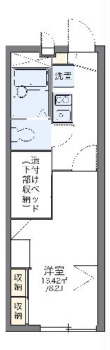 レオパレスソレイユの間取り