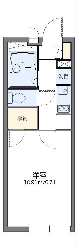 レオパレスクリムゾン矢口の間取り