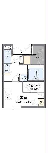 レオパレスJの間取り