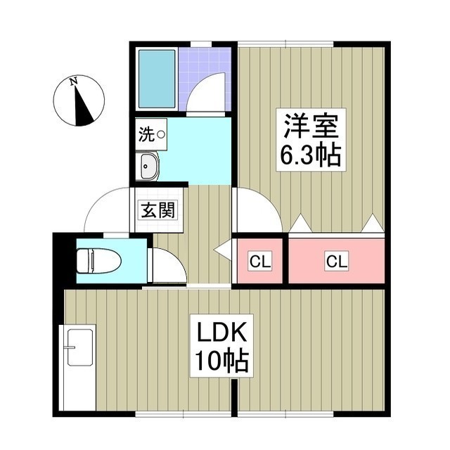 パナヴィレッジエッグBの間取り