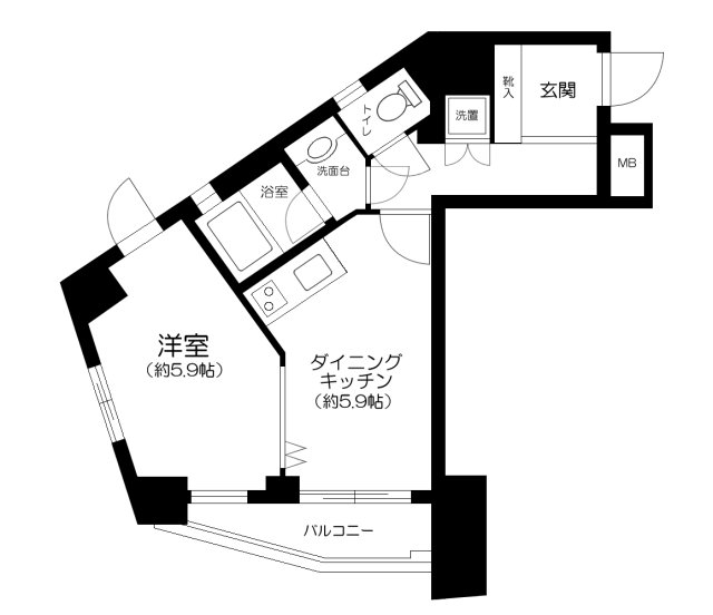 スカーラ西新宿シティプラザの間取り