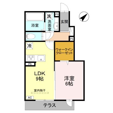 Σresidence歌川町 A棟の間取り