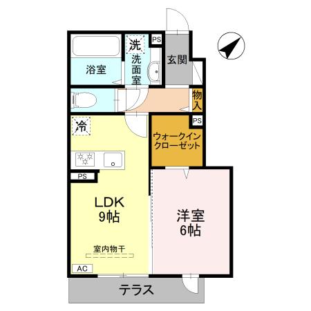 Σresidence歌川町 A棟の間取り