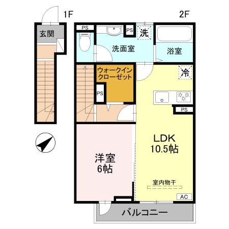 Σresidence歌川町 A棟の間取り