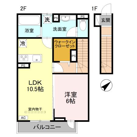 Σresidence歌川町 A棟の間取り