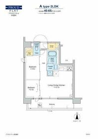 プラウドフラット西蒲田の間取り